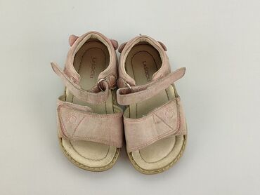 rozowe wiazane sandały: Sandałki Lasocki, 22, Używany