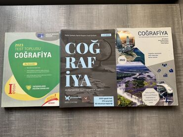 Coğrafiya: Coğrafiya üzrə 3 kitabdan ibarət hazırlıq dəsti. Qiymətlə bağlı yaza
