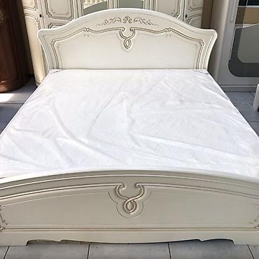 Спальные гарнитуры: Спальный гарнитур, Б/у, Двуспальная кровать, Белоруссия, МДФ, Самовывоз, цвет - Белый — 6