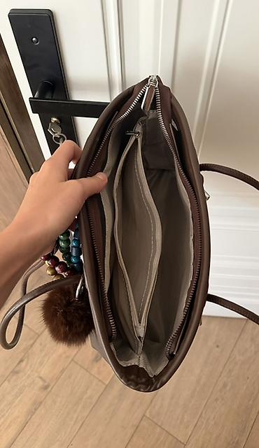 louis vuitton çanta: Qəhvəyi qadın çiyin çantası — 4