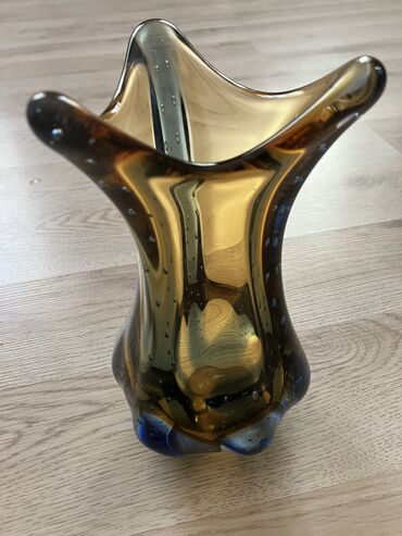 ваза стеклянная прозрачная высокая без узора: Meduza güldan