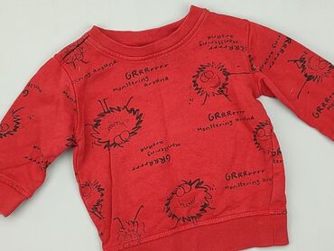 strój kąpielowy hm czerwony: Sweatshirt, Next, 6-9 months, condition - Good