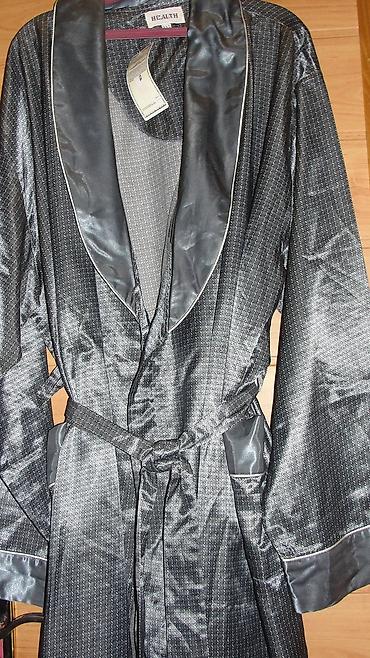 шелковое: Мужской домашний костюм, 2XL, Новый, цвет - Серый, Самовывоз — 3