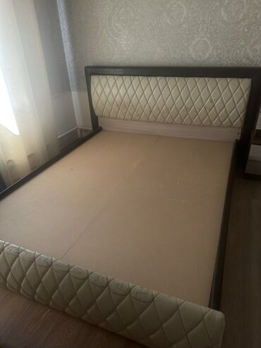 двухспальный кровать: Двуспальная кровать, С матрасом, длина - 200 см