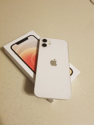 iphone 12 dubai: IPhone 12, 64 GB, Ağ, Face ID