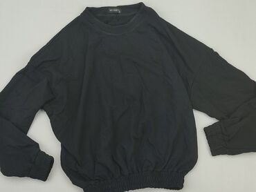 czarne bluzki z kokardą: Sweatshirt, S (EU 36), condition - Good