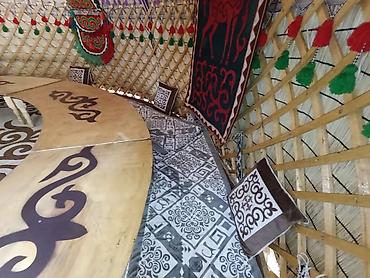 Аренда юрт: Аренда юрты, Каркас Деревянный, 85 баш, Казан, Посуда, С полом — 10