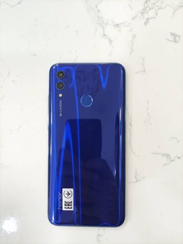 телефон fly ds113: Honor 10 Lite, 64 ГБ, цвет - Голубой, Отпечаток пальца, Face ID