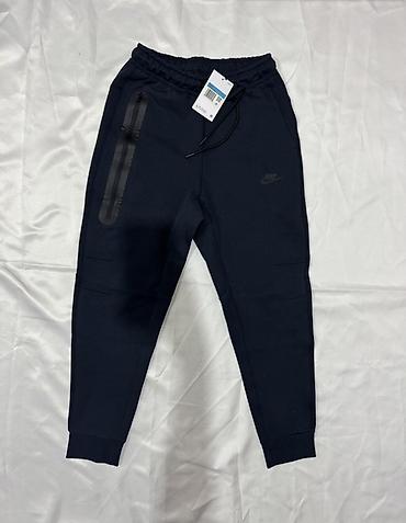 штаны найк: Мужские брюки, M, Nike, Новый, цвет - Синий, Самовывоз — 1