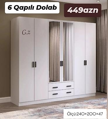 *Dolab 6 qapılı 449Azn* ✔️İstehsal Rusiya Laminatı 18/lik *✔️Rəng lalafo.az -da *Dolab 6 qapılı 449Azn* ✔️İstehsal Rusiya Laminatı 18/lik *✔️Rəng