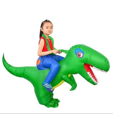 маленький окаменелость динозавра: Костюм Детский надувной!
возраст от 5 до 7 лет!
доставка бесплатная!