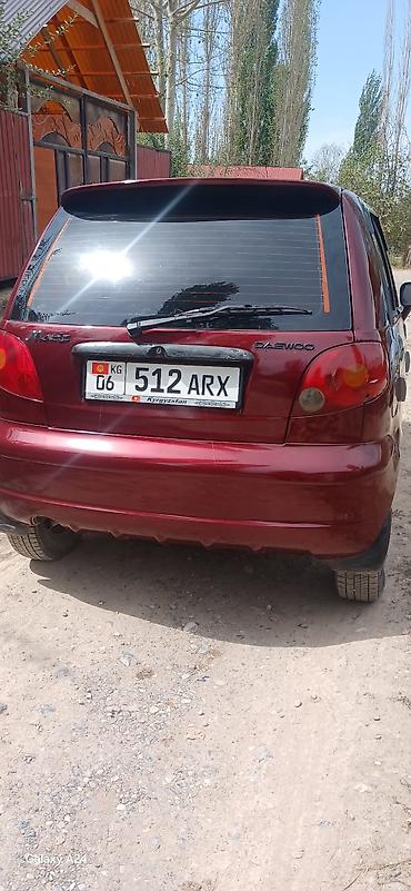 радар авто: Daewoo Matiz: 2006 г., 0.8 л, Кол менен иштөөчү, Бензин, Хетчбек — 3
