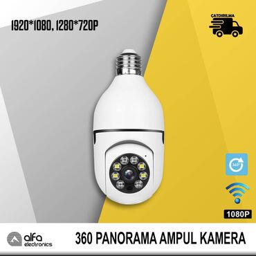 Mauslar: Smart Wifi IP Camera 90° ▶️Çəkim: 2.0 Mpx ▶️Çözünürlük: 1920*1080