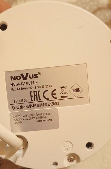 blic ip kamera: Novus NVIP-4V-6511/F IP Dome kamera - Brend/model: Novus — 1