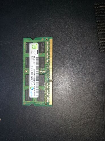 notebook 4 ram: Operativ yaddaş (RAM) Samsung, 4 GB, 1600 Mhz, DDR3, Noutbuk üçün