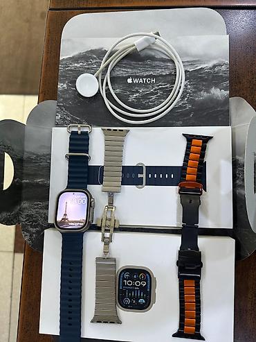 Digər: Unvan razin Apple whatch ultura 2 titanyum yaddaş 64 GB Pil 95 % ideal — 13