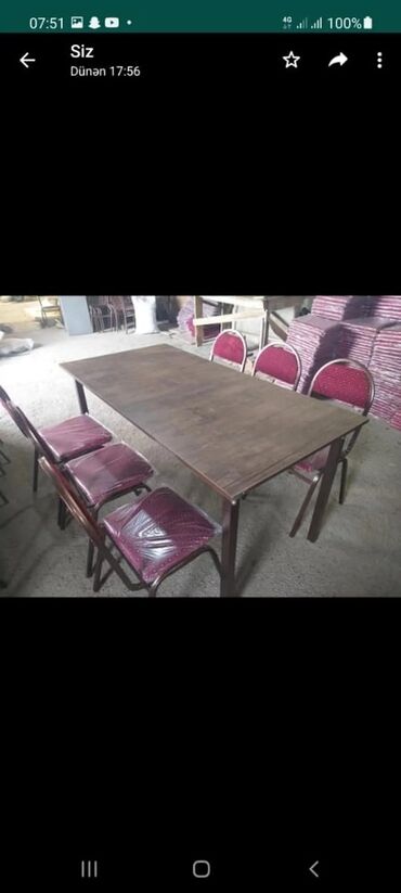 Restoran mebeli: Masa və oturacaqların birbaşa depodan topdan qiymətinə pərakəndə — 18