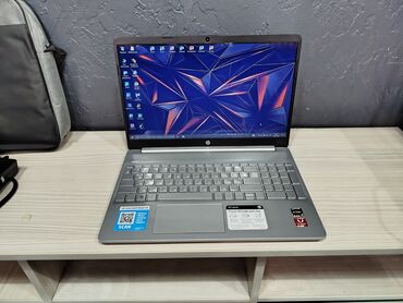 kompjuter s kompjuterom stolom: Ноутбук, HP, 16 ГБ ОЗУ, AMD Ryzen 5, 15.6 ", Для работы, учебы, память SSD