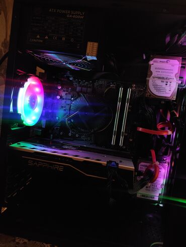 Masaüstü kompüterlər və iş stansiyaları: 💥 Oyun üçün hazır sistem – i3 10100 / RX 580 8GB / 16GB RAM Sistem — 9