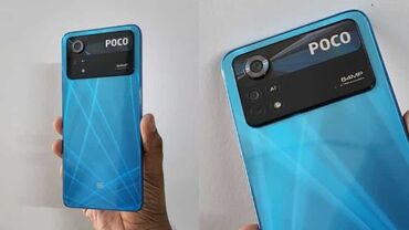 afon 6: Poco X4 Pro 5G, 128 GB, rəng - Göy, Barmaq izi