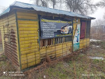 аренда гараж ош: 6*3 павильон металл хороший внутри имеются встроенные полки .подгорел