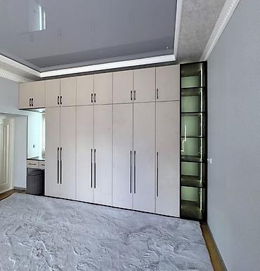 Paltar dolabları, qarderoblar: Daxili İşıqlı LED güzgülü qarderob sistemi - Divarboyu modul qarderob — 2