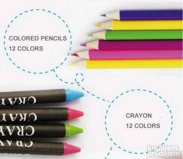 Ostale dečije stvari: Kreativni set Drvene, Vodene,Flomasteri, Voštane 180 KOM Kreativni — 6