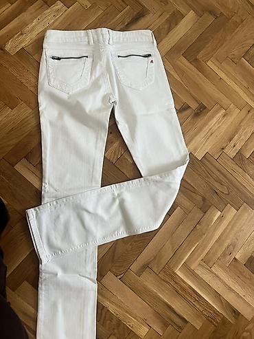 muske patike za odelo: Replay ženske farmerke – beli džins - Model: uski (skinny/ slim) — 4