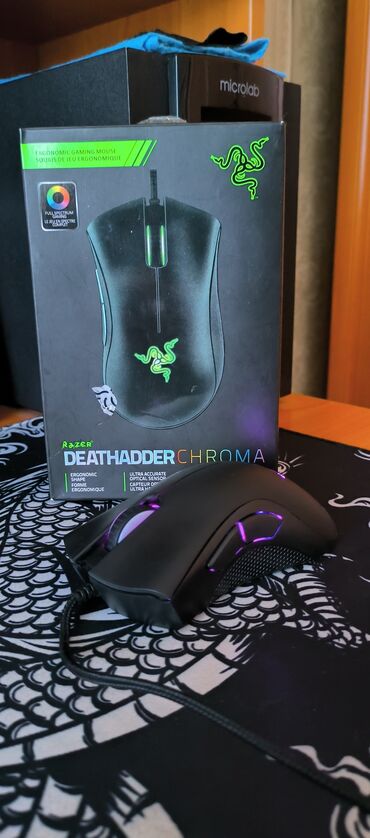 охлаждение для ноутбука: Продаю мышь от Razer. Не оригинальная, нету боковых кнопок, а также