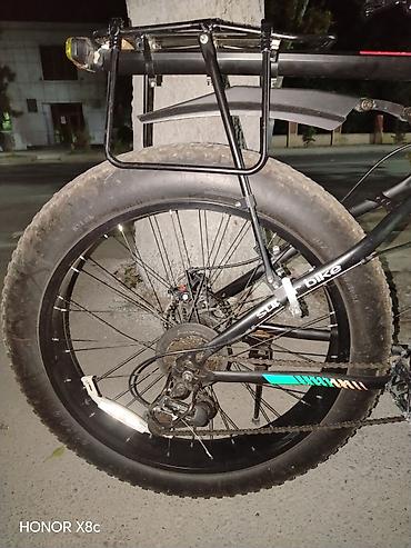 sport trenajor: Fatbike tipli elektrikli velosiped Xüsusiyyətlər: - Geniş “fat” — 2