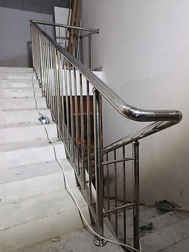 Готовые перила: Готовые перила, Материал: Нержавеющая сталь, Для лестницы, Новый — 13