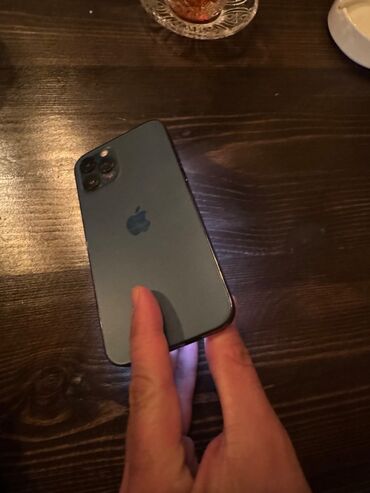 Apple iPhone: IPhone 12 Pro, 128 ГБ, Синий, Отпечаток пальца, Беспроводная зарядка, Face ID