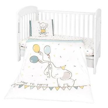 lampice visece: KIKKA BOO – KikkaBoo posteljina navlaka 3 pcs “Elephant Time” (Šifra — 1