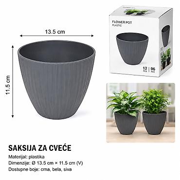 KMT Veliki melaminski/plastični saksija za cveće – Kmt style - na lalafo.rs KMT Veliki melaminski/plastični saksija za cveće – Kmt style -