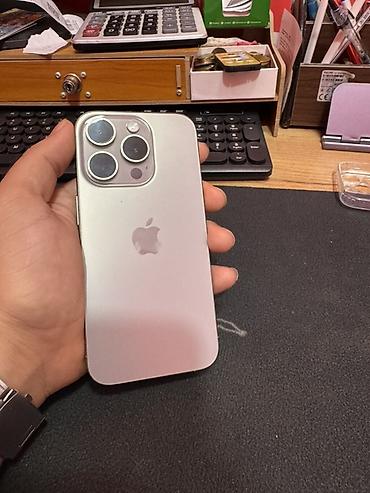 IPhone 15 Pro, 256 GB, Natural Titanium, Face ID lalafo.az -da IPhone 15 Pro, 256 GB, Natural Titanium, Face ID