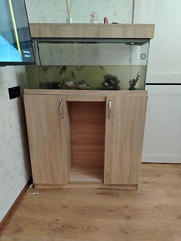 bala qoyun: Dördbucaq akvarium, Boş, 80 l, Ünvandan götürmə — 1