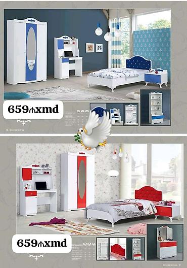 yumurta gence: Oğlan və qız üçün, Yeni, Təknəfərlik çarpayı, Dolab, Yazı masası — 1