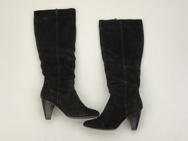 bluzki z eko skóry damskie: High boots for women, 38, condition - Good