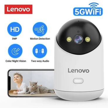 Видеонаблюдение: Lenovo Умная IP-камера Jooan 3 Мп камера видеонаблюдения 2.4 дюйма