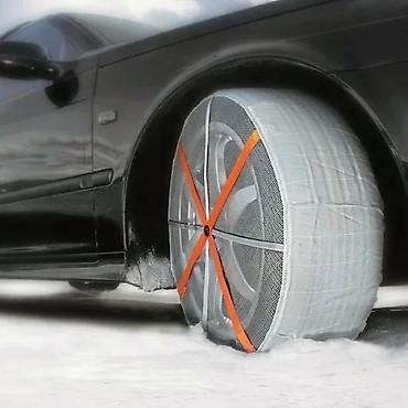 Auto oprema: AutoSock tekstilne „čarape” za gume – par - Povećavaju prianjanje na — 2