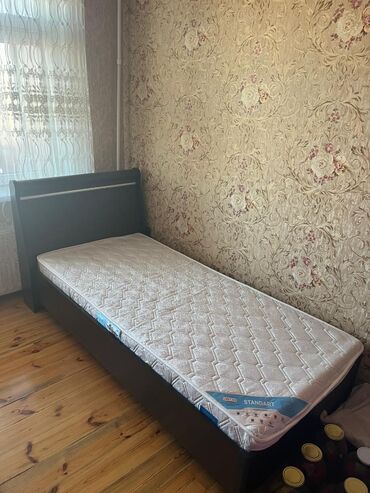 ucuz matras: Односпальная кровать, С матрасом