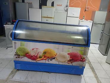 Dondurma vitrini – şüşə qapaqlı, yarımdairə formalı üst panel - Ön lalafo.az -da Dondurma vitrini – şüşə qapaqlı, yarımdairə formalı üst panel - Ön