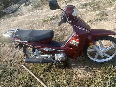 задаю: Продам мопед-скутер класса Cub (тип Honda Super Cub/Delta) в бордовом — 9