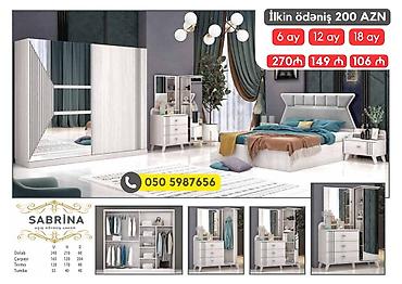 avanqart: 2 təknəfərlik çarpayı, Dolab, Termo, 2 tumba, Azərbaycan, Yeni — 6
