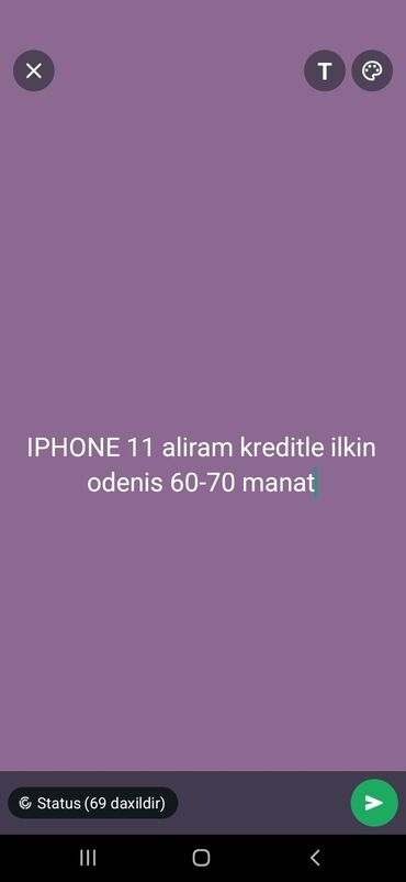 ayfon 11 64: IPhone 11, 64 GB, Blue Titanium, Kredit, Hissə-hissə ödəniş