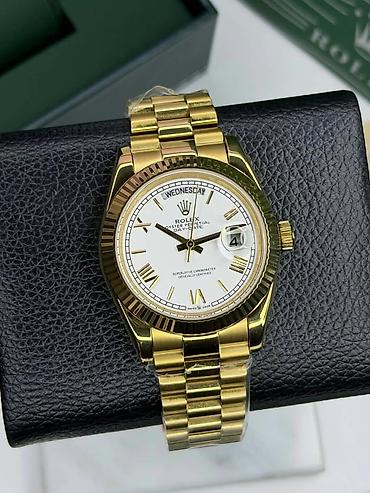 gol saati: Yeni, Qol saatı, Rolex, rəng - Qızılı — 2