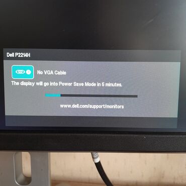 Monitorlar: Dell P2214H LCD monitor və simsiz klaviatura/siçan dəsti — 4