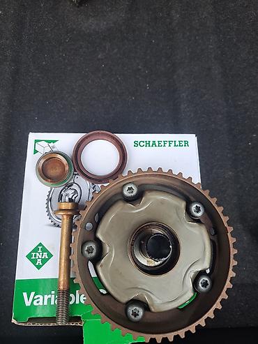 2 el kompresor: INA / Schaeffler variator (VVT dişlisi) komplekti. Şəkillərdə görünən — 2