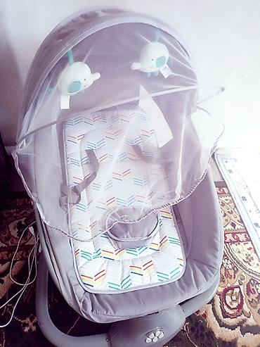 Детский шезлонг, Б/у, Электронная, цвет - Голубой at lalafo.kg — 1 Детский шезлонг, Б/у, Электронная, цвет - Голубой — 1