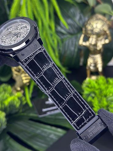 30: Yeni, Qol saatı, Hublot, rəng - Qara — 9